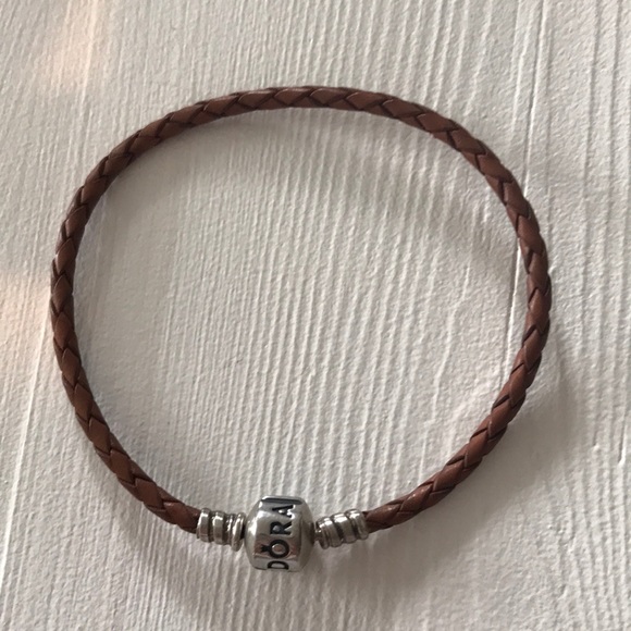 Pandora Jewelry - Pandora brown leather bracelet large Pandora Jewelry - Pandora brown leather bracelet large